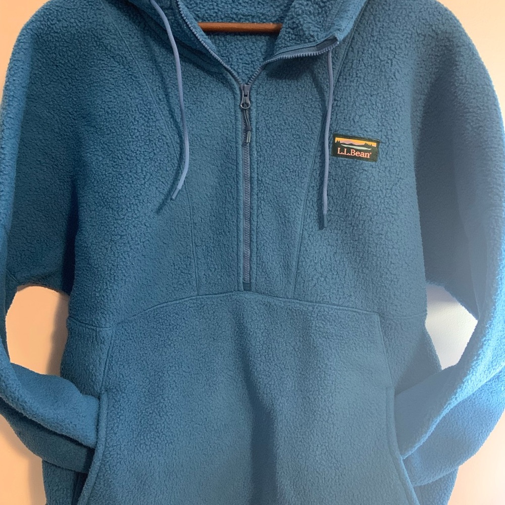 L.L. Bean Blue Fleece Jacket/ Hoodie